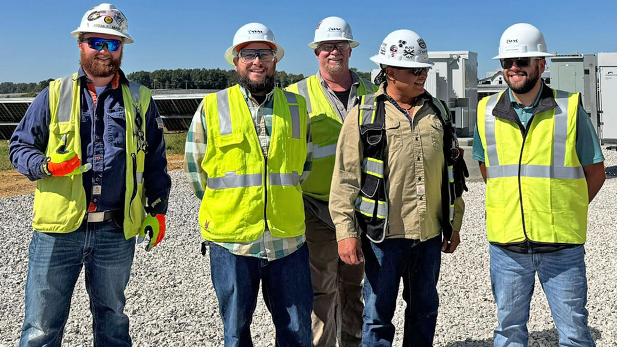 Team On Commissioned Site